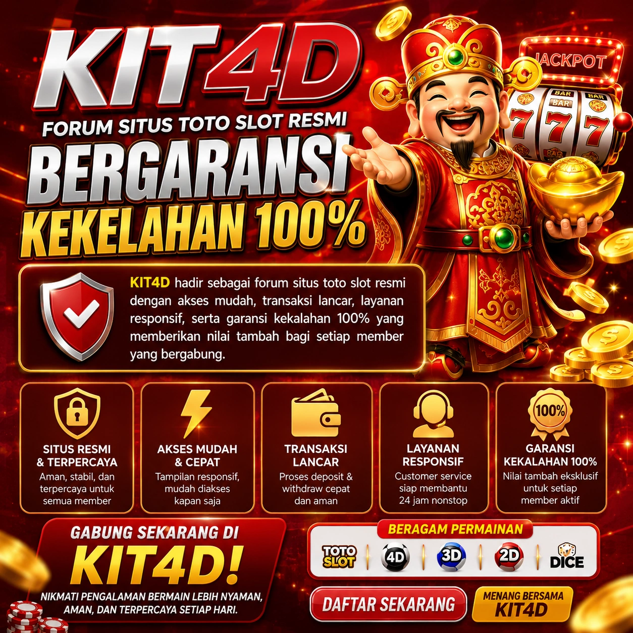 KIT4D | Forum Situs Toto Slot Resmi Bergaransi Kekelahan 100%